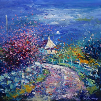 Spring blossoms Kintyre 24x24